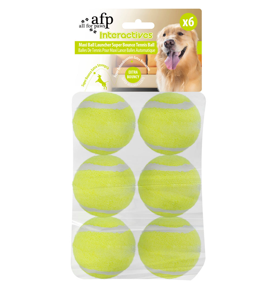 Maxi Ball Launcher Super Bounce Tennisball 6er Pack