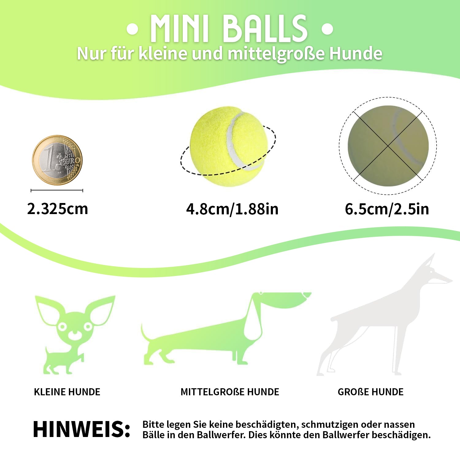 Interaktive Ballwerfer für kleinen und mittleren Hund - Mini Ball Launcher